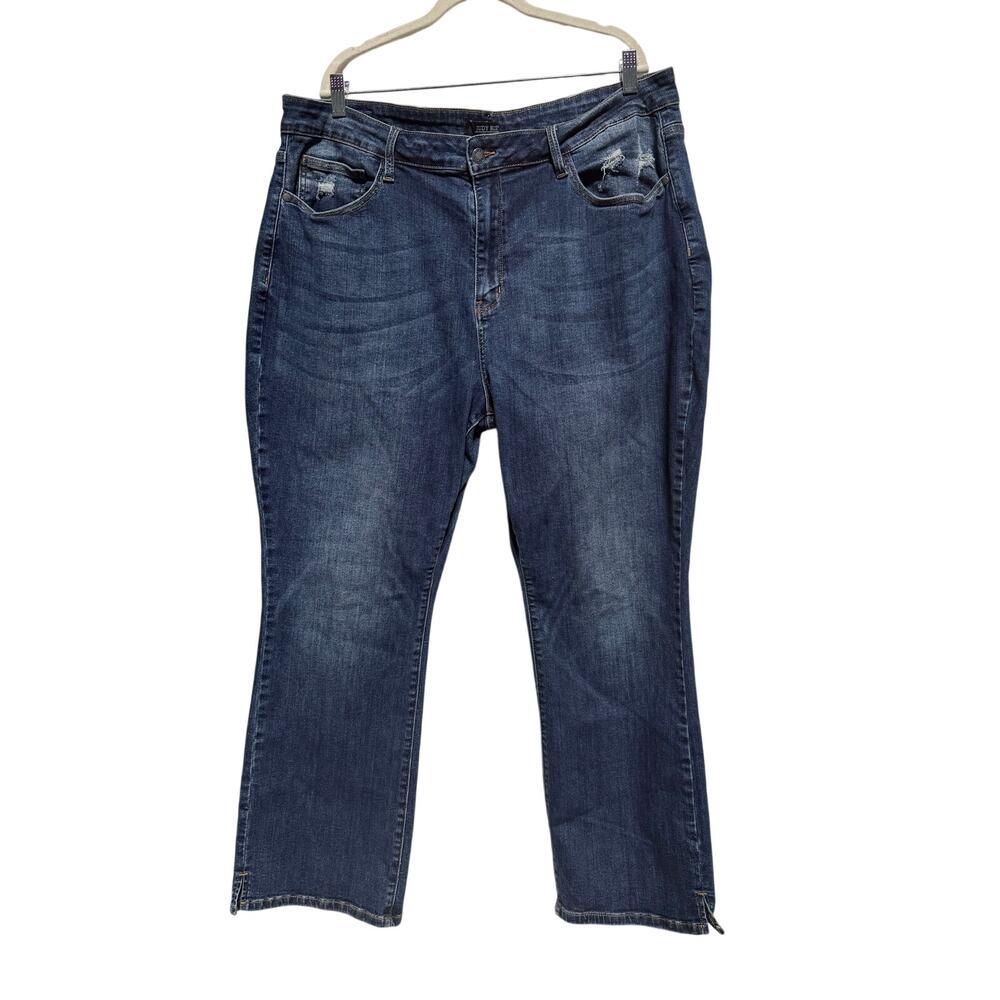 Judy Blue Jeans Size 24W High Waist Slim Bootcut Style JB88290-S